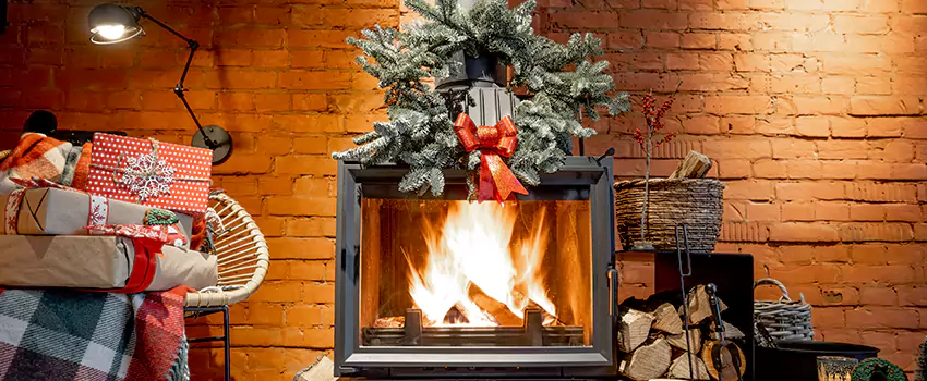 Travis Industries Linear Gas Fireplace Installation in Pearl River, New York