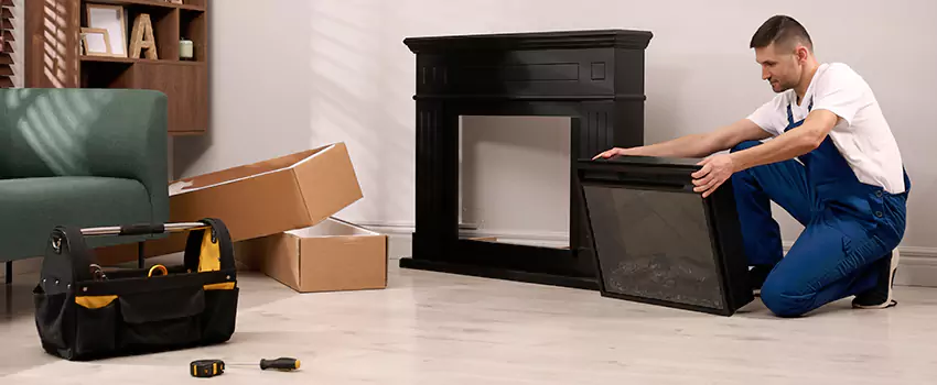 Old Rusted Metal Fireplace Repair And Replacement in Pearl River, NY