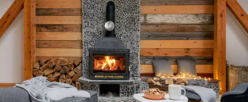 Thelin Hearth Products Direct Vent Gas Stove Fireplace Inspection in Pearl River, New York